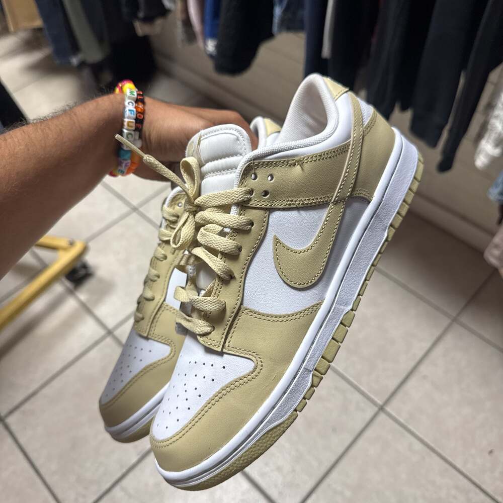 Nike Dunk Low Retro BTTYS Team Gold White mens 9.5 usa